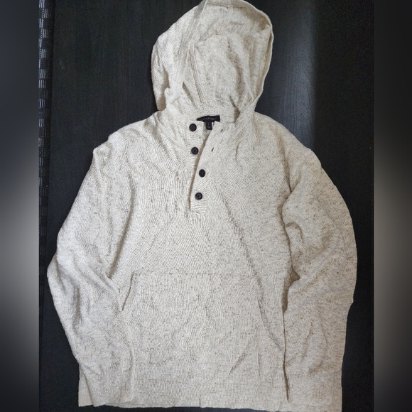 Men's Banana Republic Linen Pullover Hooded Sweater